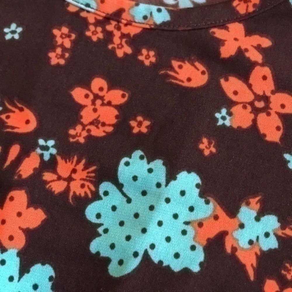 LulaRoe Floral Dress Size 4 polyester/spandex